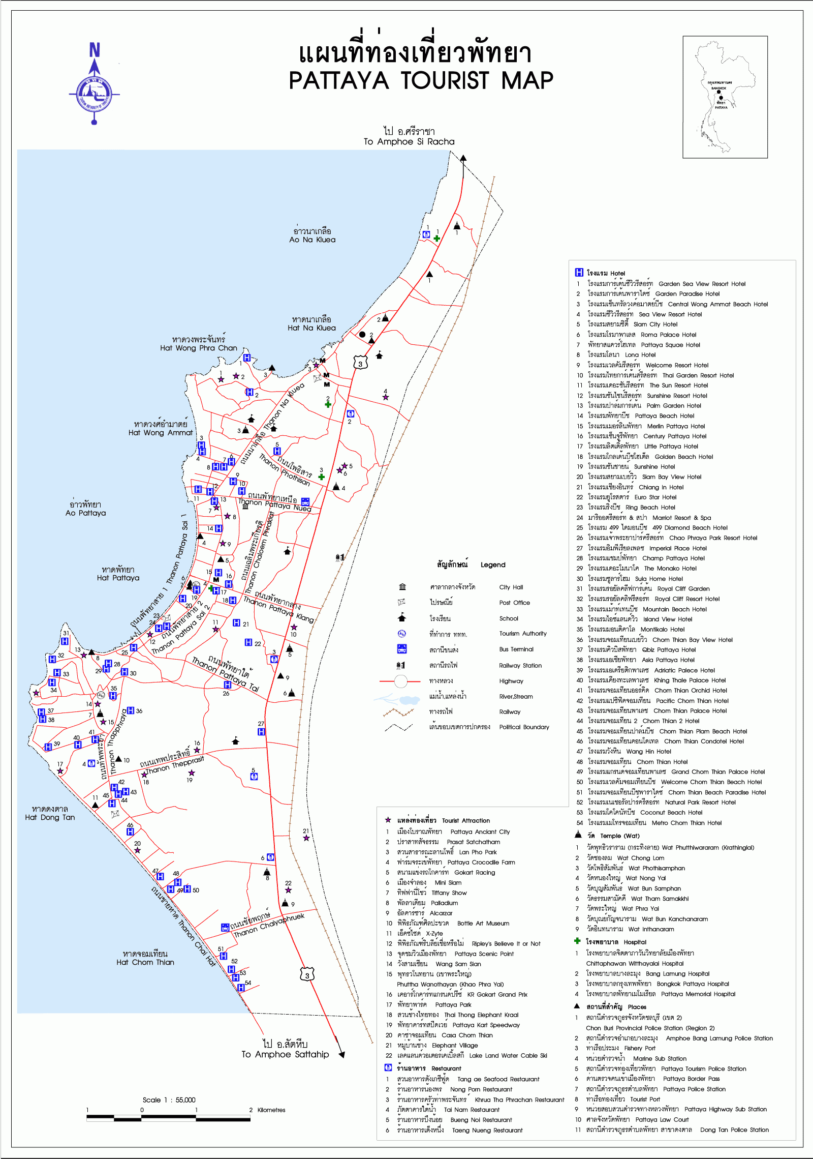 Pattaya Map